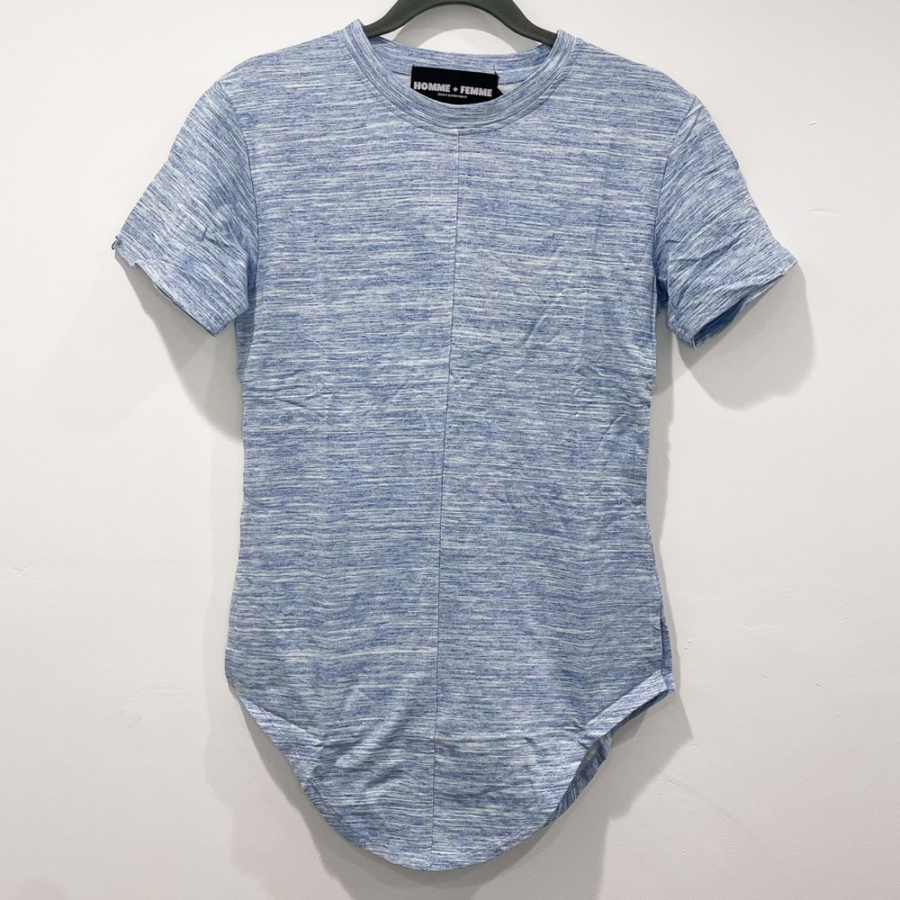 NWT Homme  + Femme Blue Shirt